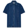 Camisa Denim oversize Maya – Azul oscuro Camisa Denim oversize Maya – Azul oscuro