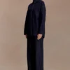 Camisa oversize de Denim Lioda – Azul índigo lavado Camisa oversize de Denim Lioda – Azul índigo lavado