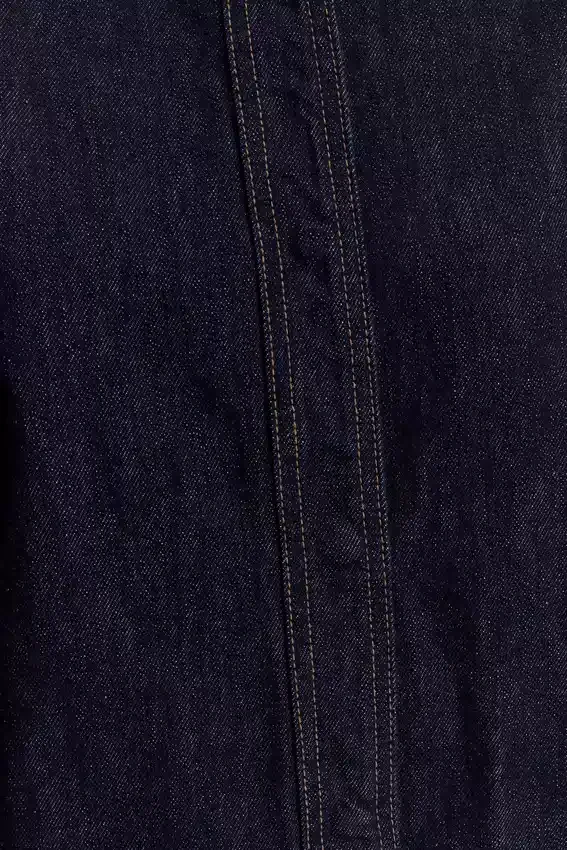 Camisa oversize de Denim Lioda – Azul índigo lavado Camisa oversize de Denim Lioda – Azul índigo lavado