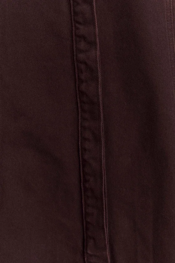 Camisa oversize de Denim Maya – Chocolate Camisa oversize de Denim Maya – Chocolate