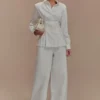 Camisa oversize Rhia – Blanco Camisa oversize Rhia – Blanco