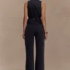 Camisa sin mangas con cuello halter Selene – Negro Camisa sin mangas con cuello halter Selene – Negro
