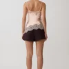 Camisola Miriam de satén y encaje – Melocotón Camisola Miriam de satén y encaje – Melocotón