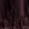 Camisola Nina de satén y encaje – Chocolate Camisola Nina de satén y encaje – Chocolate