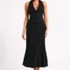 Chaleco de traje Mura – Negro