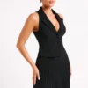 Chaleco de traje Mura – Negro