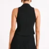 Chaleco de traje Mura – Negro