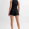 Chaleco de traje Mura – Negro