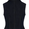 Chaleco Denim Shona con botones decorativos – Azul índigo lavado Chaleco Denim Shona con botones decorativos – Azul índigo lavado