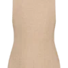 Chaleco sin mangas Camilla Bouclé – Gris topo claro Chaleco sin mangas Camilla Bouclé – Gris topo claro