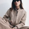 Chaqueta bomber de ante Rudy – Arena Chaqueta bomber de ante Rudy – Arena