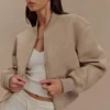 Chaqueta bomber de ante Rudy – Arena Chaqueta bomber de ante Rudy – Arena