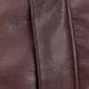 Chaqueta bomber de imitación de cuero Curtis – Chocolate oscuro Chaqueta bomber de imitación de cuero Curtis – Chocolate oscuro