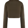 Chaqueta con cuello de ante sintético Hayes – Chocolate Chaqueta con cuello de ante sintético Hayes – Chocolate