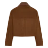 Chaqueta con cuello de ante sintético y cuero Remy – Beige Chaqueta con cuello de ante sintético y cuero Remy – Beige