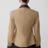 Chaqueta con cuello y cremallera Solange – Natural Chaqueta con cuello y cremallera Solange – Natural
