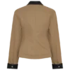 Chaqueta con cuello y cremallera Solange – Natural Chaqueta con cuello y cremallera Solange – Natural