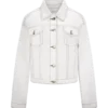 Chaqueta Denim entallada Kirra – Blanca Chaqueta Denim entallada Kirra – Blanca