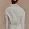 Chaqueta Denim entallada Kirra – Blanca Chaqueta Denim entallada Kirra – Blanca