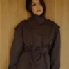 Chaqueta trench corta Alden – Chocolate Chaqueta trench corta Alden – Chocolate