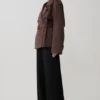 Chaqueta trench corta Alden – Chocolate Chaqueta trench corta Alden – Chocolate