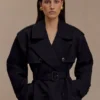 Chaqueta trench corta Alden – Negro Chaqueta trench corta Alden – Negro