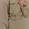 Chaqueta trench corta Alden – Pebble
