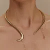 Collar Azura Teardrop – Dorado