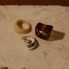 Conjunto de 3 anillos apilables Romeo – Plata