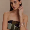 Conjunto de brazaletes de resina Marah – Transparente