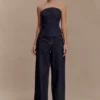 Corsé de Denim sin tirantes Monte – Azul índigo lavado Corsé de Denim sin tirantes Monte – Azul índigo lavado