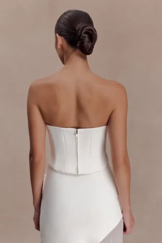 Corsé de neopreno sin tirantes Karina – Blanco Corsé de neopreno sin tirantes Karina – Blanco