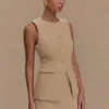 Falda Camilla Bouclé – Gris topo claro Falda Camilla Bouclé – Gris topo claro