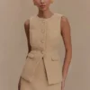 Falda Camilla Bouclé – Gris topo claro Falda Camilla Bouclé – Gris topo claro