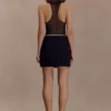 Falda de algodón Dayana – Negro