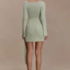 Falda de croché Terrymae – Verde pastel