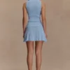 Falda de punto Indy Pointelle – Azul aciano Falda de punto Indy Pointelle – Azul aciano