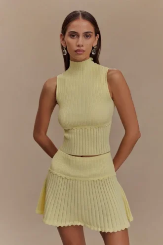 Top de punto Indy Pointelle – Limón
