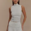 Falda de punto Indy Pointelle – Marfil Falda de punto Indy Pointelle – Marfil