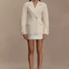 Blazer estructurado Wesley – Buttercream