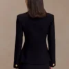 Blazer entallado Christel Suiting – Negro