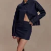 Falda Denim Ellie – Azul índigo lavado Falda Denim Ellie – Azul índigo lavado
