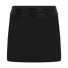 Falda Emilia con cinturilla de pedrería – Negro Falda Emilia con cinturilla de pedrería – Negro