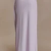 Falda larga ajustada Bridget con detalles metálicos – Lila empolvado Falda larga ajustada Bridget con detalles metálicos – Lila empolvado
