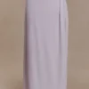 Falda larga ajustada Bridget con detalles metálicos – Lila empolvado Falda larga ajustada Bridget con detalles metálicos – Lila empolvado