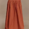 Falda larga Autumn – Naranja quemado Falda larga Autumn – Naranja quemado