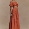 Falda larga Autumn – Naranja quemado Falda larga Autumn – Naranja quemado