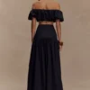 Falda larga Autumn – Negro