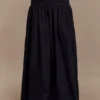 Falda larga Autumn – Negro