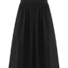 Falda larga Autumn – Negro